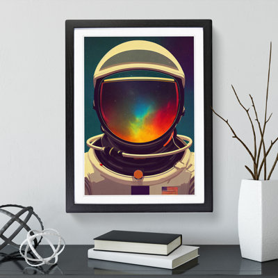 Astronaut Helmet - Single Picture Frame Print