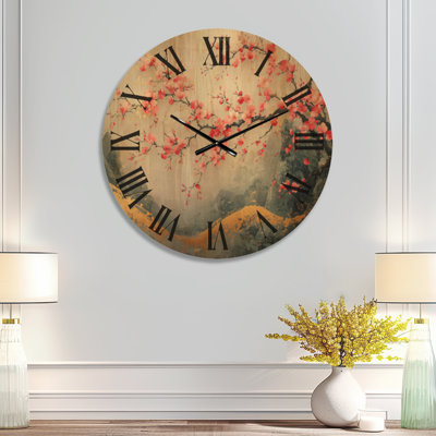 Horloge murale Botanical