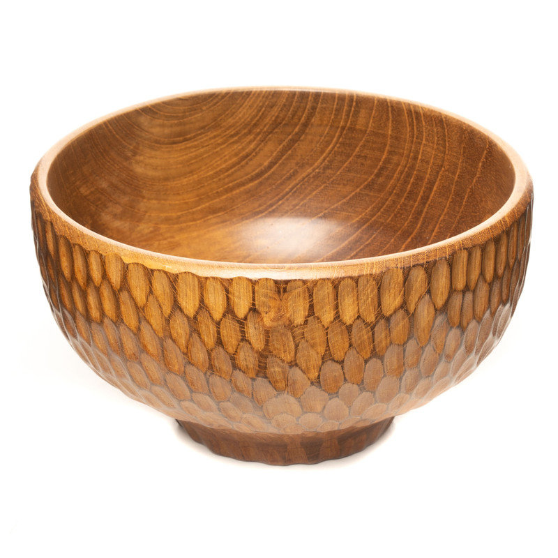 Bol en bois de teck Shiruwan