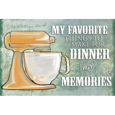 Favorite Recipe - Wrapped Canvas Print