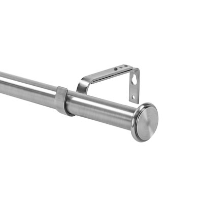 Adelaida Steel Adjustable Single Curtain Rod