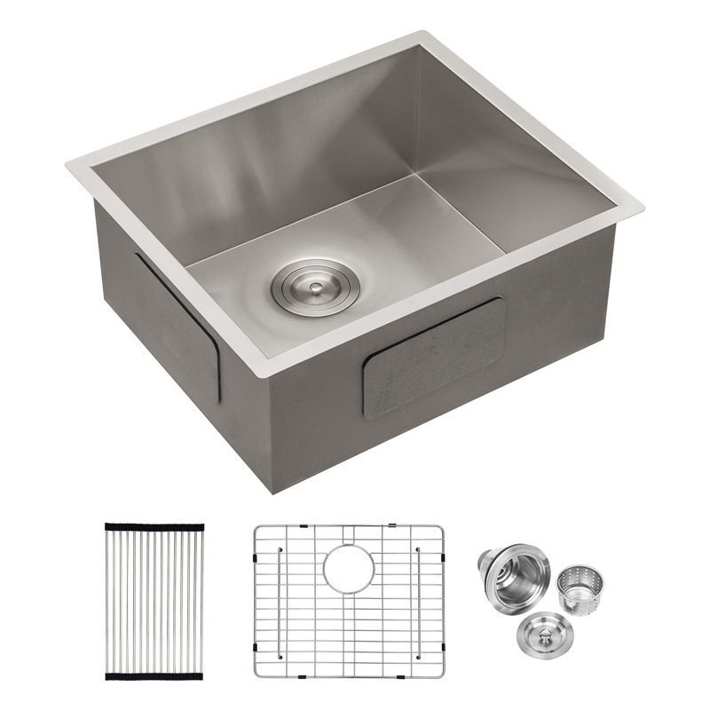 Undermount Single Bowl Stainless Steel Kitchen Sink