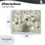Doux pétales blancs dans un vase, estampe numérique, design par Nan-337823729-337823732