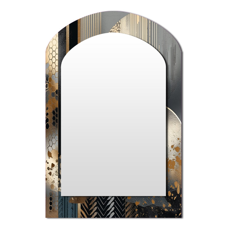 Miroir mural Shapes And Lines, 43 po x 33 po