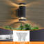Matte Black 24.1cm H Outdoor Sconce
