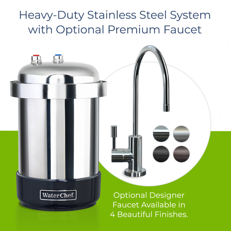 WaterChef U8500 Premium Under-Sink Water Filtration System, Oil Rubbed Bronze