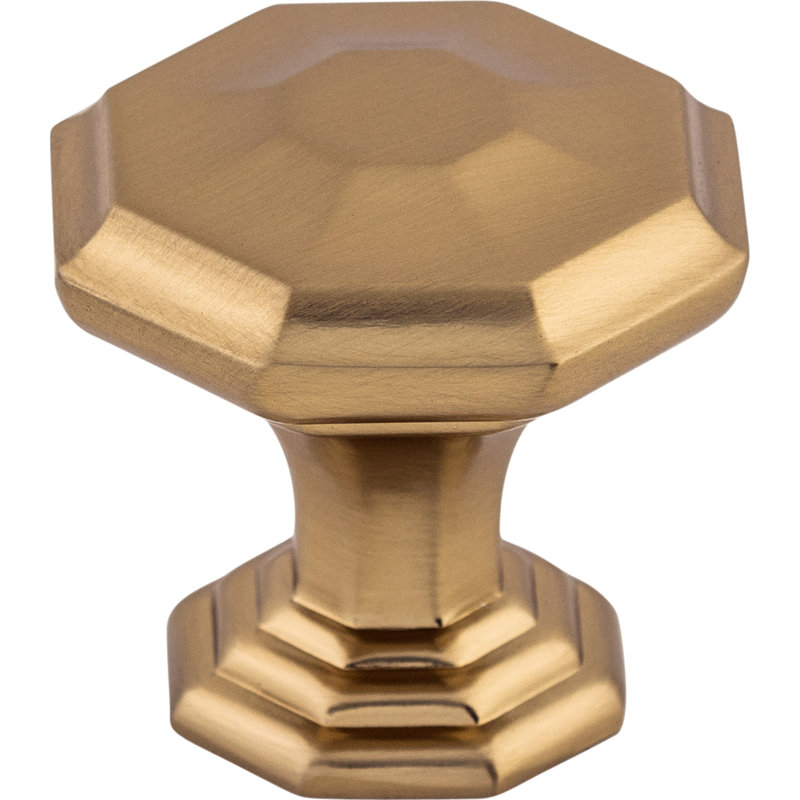 Chalet Round Knob, 1 1/8" Knob Diameter, Honey Bronze