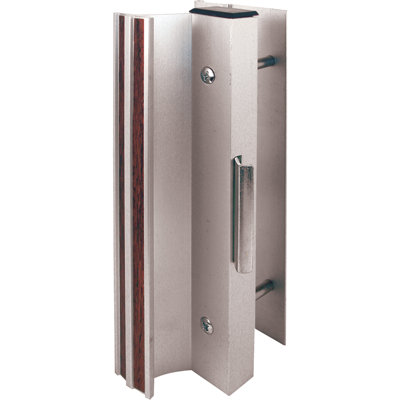 Ensemble de poignées de porte coulissante Prime-Line, finition aluminium international (paquet de 1)