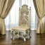 Fauteuil d'appoint sculpté orné