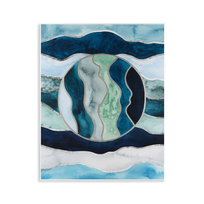 "Roted Circle on Waves", art mural par Joris Hoefnagel