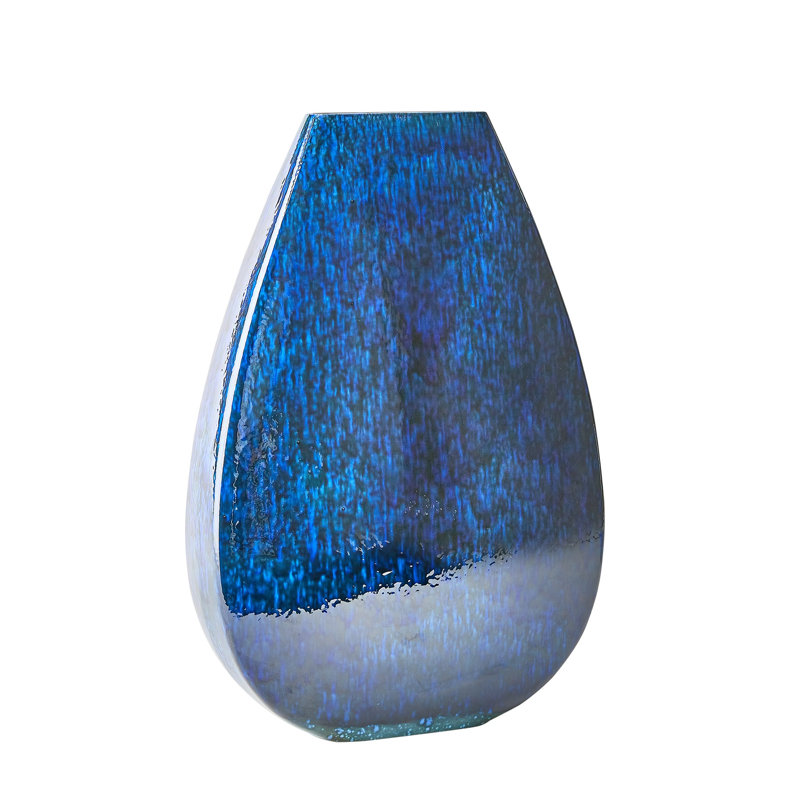 Giant Teardrop Handmade Ceramic Table Vase, 24.5" H x 16" W x 5" D
