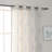 Hebron Geometric Semi-Sheer Grommet Single Curtain Panel-1031179442