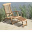 Commodore Outdoor Teak Lounge Chair