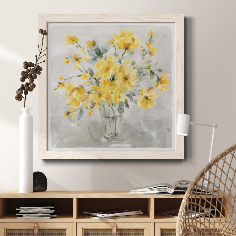 Tapisserie, reproduction d'art sur toile, H 20 po x l 20 po x P 1,5 po, Cadre blanc