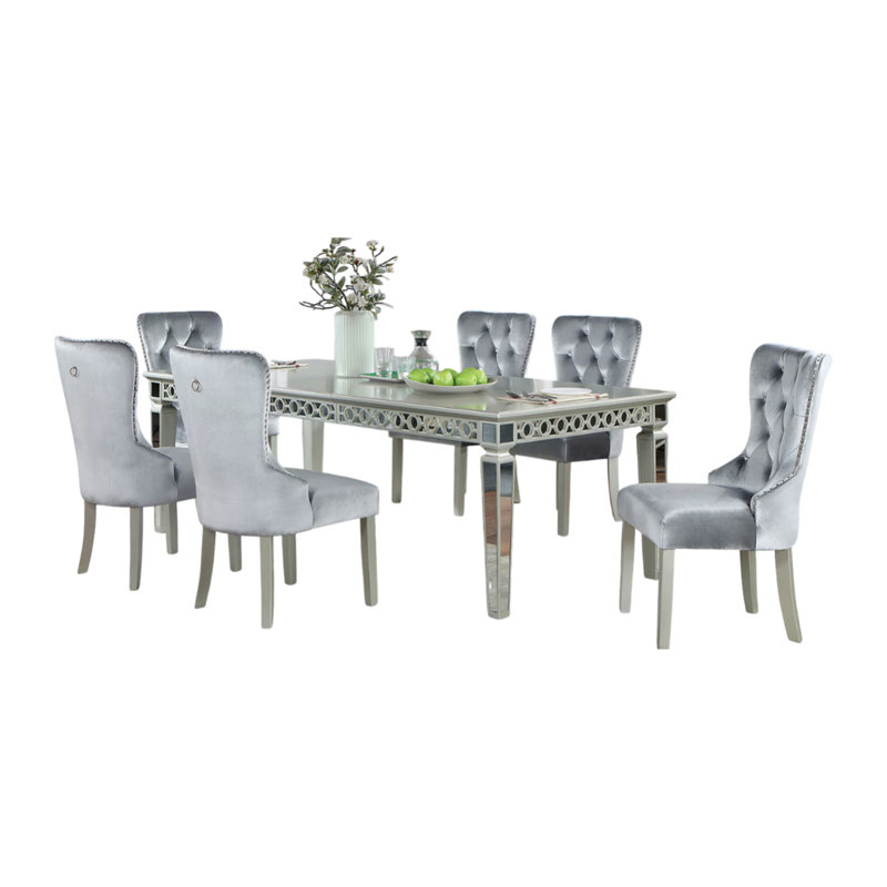 Ada Rectangular 40.62'' L x 90'' W Dining Set