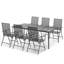 Afke 6 - Person Patio Dining Set with Rectangular Table