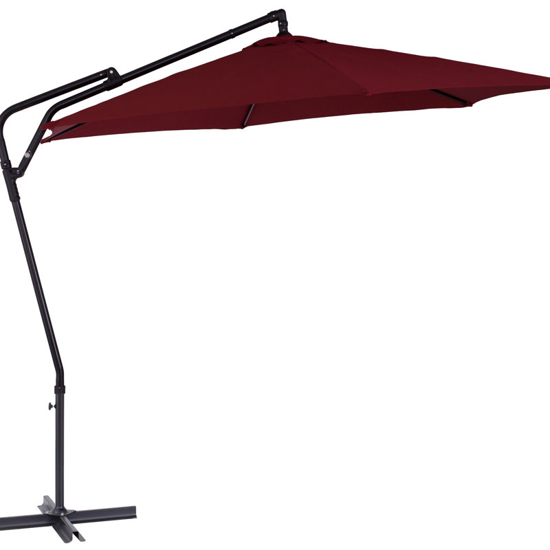 Parasol en porte-à-faux 116 po Monje, Espresso