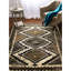 Tapis brun / noir / beige en polypropylène tissé à la machine Jorrel Southwestern-91445198