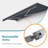 10x8 ft. Powered Retractable Patio Awnings, Outdoor Sunshade Canopy with Remote-107785773
