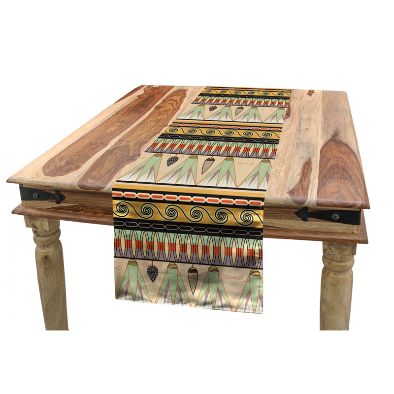 Egyptian Table Runner, 120" x 16"