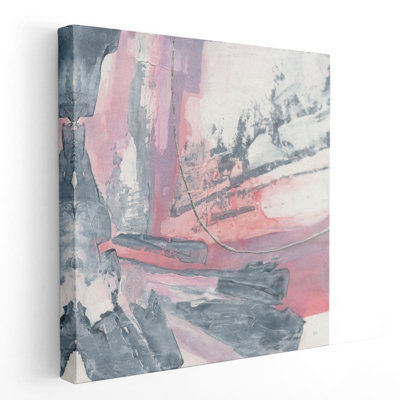 «Whitewashed Blush I», reproduction d'art sur toile