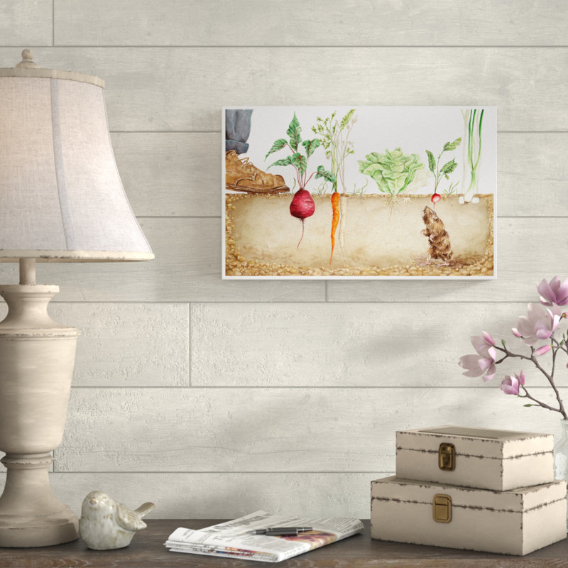 'A Secret Life' Acrylic Painting Print on Wrapped Canvas, 12" H x 19" W x 2" D