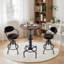 Table bistro industrielle 32,28 à 36,22 po