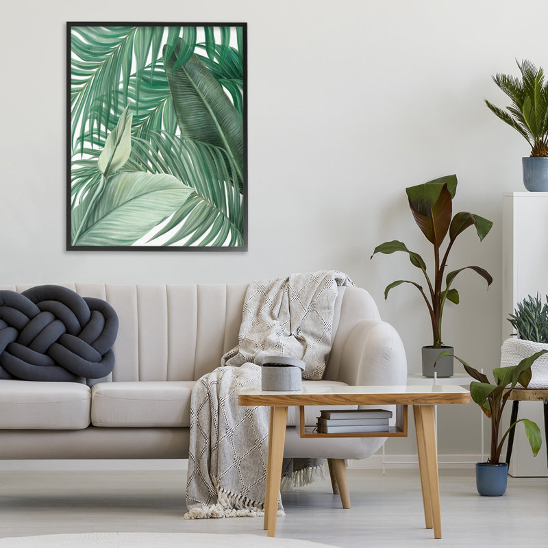 Giclée encadrée par Clean Tropics, Giclée encadrée noir minuit, H 30 po x l 24 po