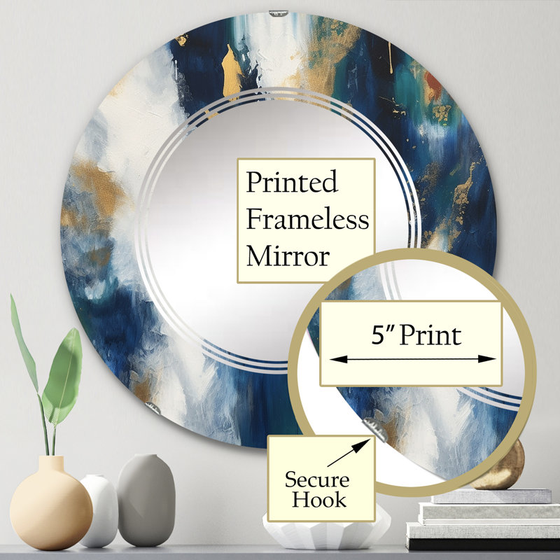 Miroir mural Casurina, 24 po x 24 po