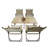Multi-Function Foldable And Portable Dining Set, 1 Dining Table & 4  Folding Chairs