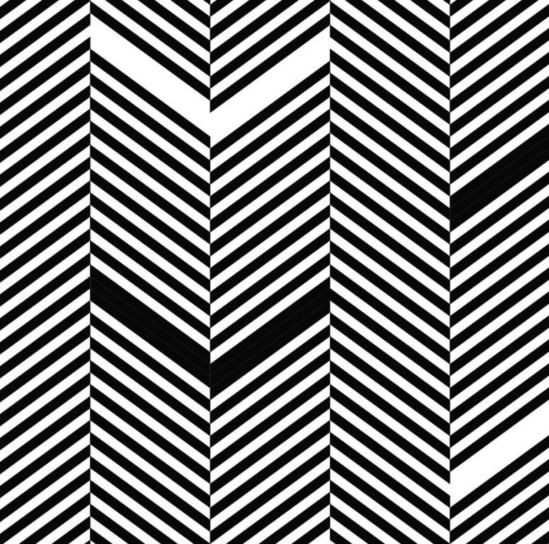 Chevron And Herringbone Chevron Peel & Stick Wallpaper by Jamie Graney, 96" W x 144" L