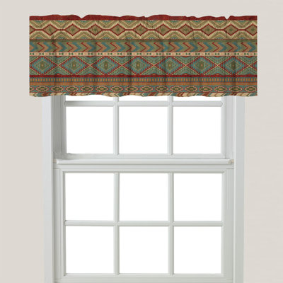 Manchester Geometric Tailored Window Valance