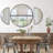 Ensemble de miroirs muraux 4 pièces-102465088
