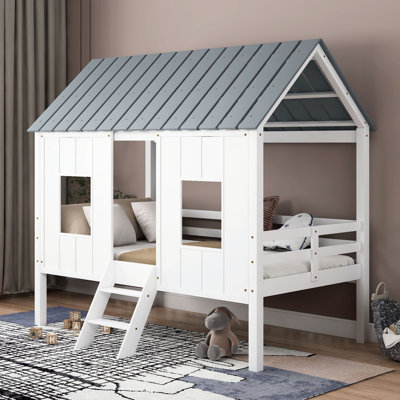 Erwinville Twin Solid Wood Loft Bed by Harper Orchard by Harper Orchard