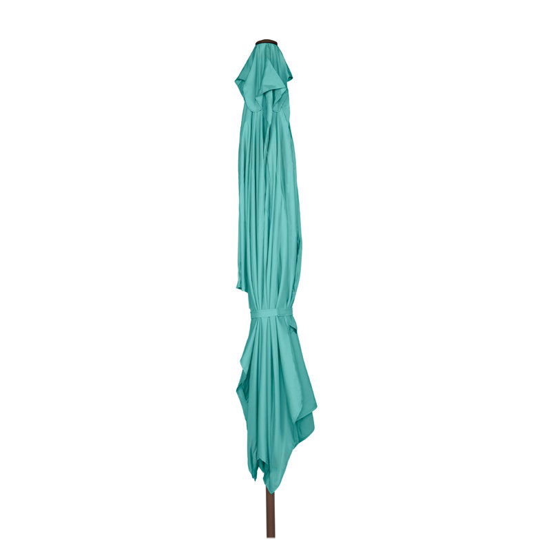  Parasol de marché avec manivelle, Bleu
