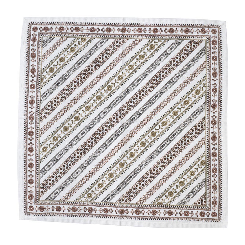 Natural Cotton Sateen Seville Stripe Napkin, 22 in