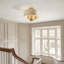Linen Flush Mount-545699807