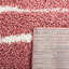 Tapis à poils longs rose / ivoire Averian 603-1571296757