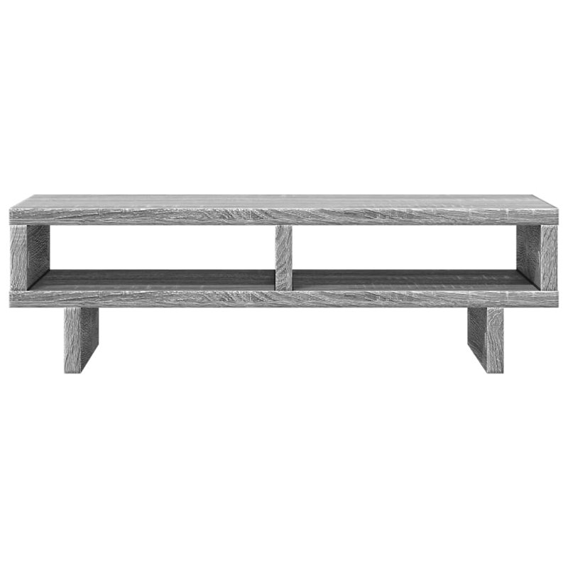 Balzarotti Manufactured Wood Monitor Stand, Grey Sonoma, 15cm H x 50cm W x 27cm D