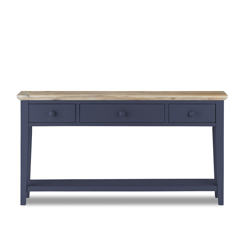 Bayou 143cm Console Table, Navy Blue
