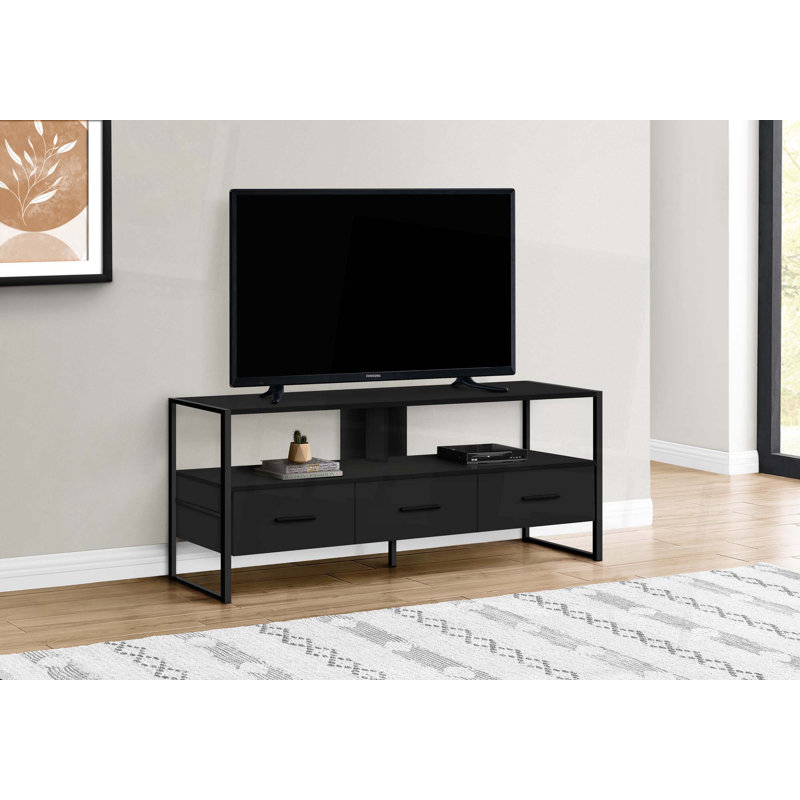 Hallatrow TV Stand for TVs up to 65", Black