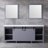 Marsyas 80 in W x 22 in D Double Bath Vanity and 30 in Mirrors-113388994-113388993
