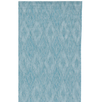 Tapis intérieur / extérieur à motif géométrique A Açia Aqua
