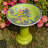 Bikash Ceramic Single Tier Birdbath