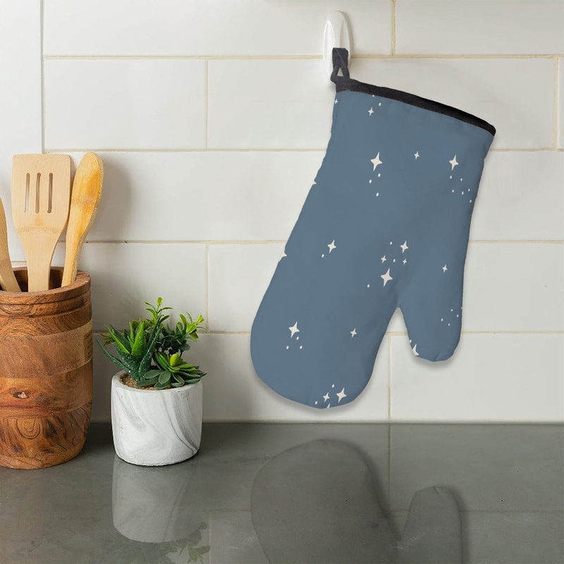 Star Dino Voyage Oven Mitt sergé de coton