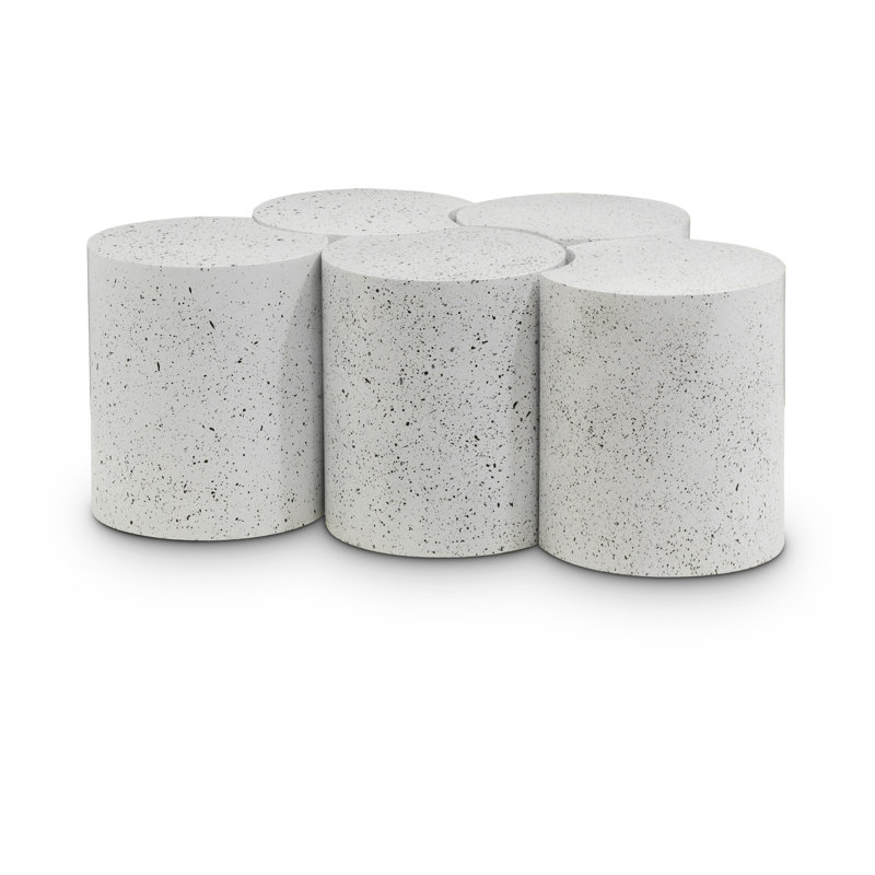 Ensemble de 5 tables de groupage Hylie, Blanc