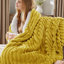 Couverture polaire sherpa Bedsure, jeté doux et réversible offrant une chaleur douillette, motif à rayures pour un confort quotidien-105504206-105504200