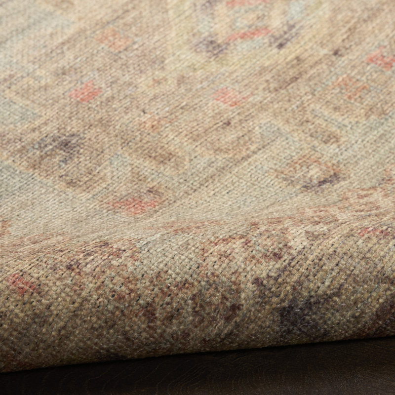 Hepler Machine Washable Vintage Area Rug, Runner 2' x 6'