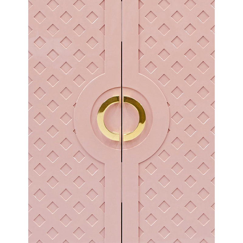Accent Cabinet, Pink