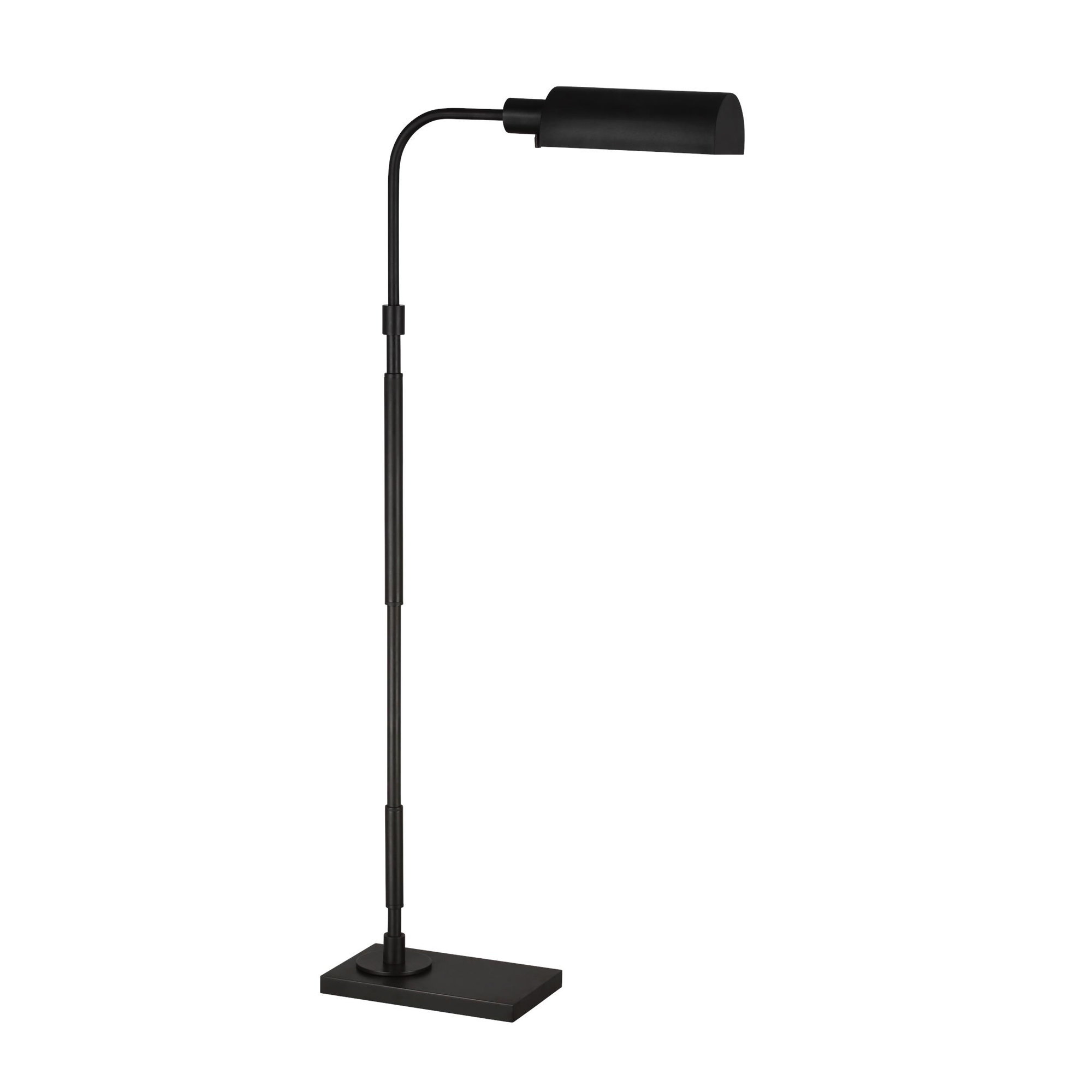 47.38'' Floor Lamp, Aged Iron